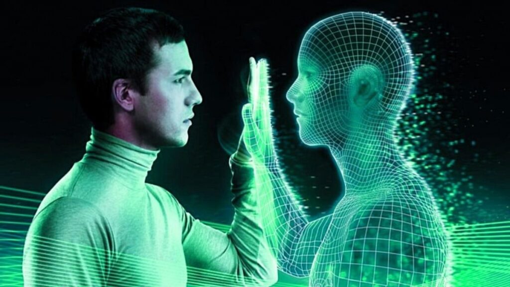 artistic illustration of simulation theory