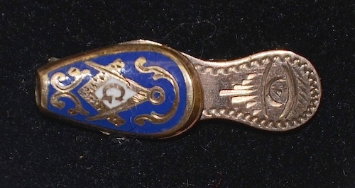 masonic blue slipper