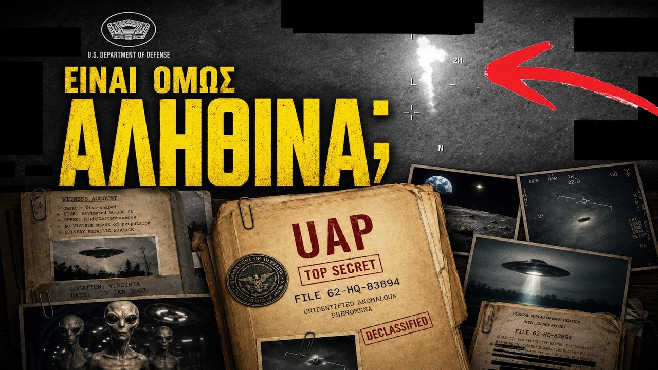 ΤΑ ΑΠΟΚΑΛΥΠΤΙΚΑ ΒΙΝΤΕΟ ΜΕ ΤΑ UFO 😱