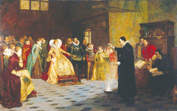 John Dee Performing an Experiment before Elizabeth I