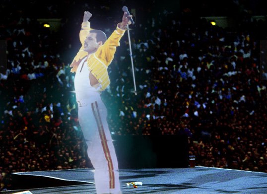 queen hologram